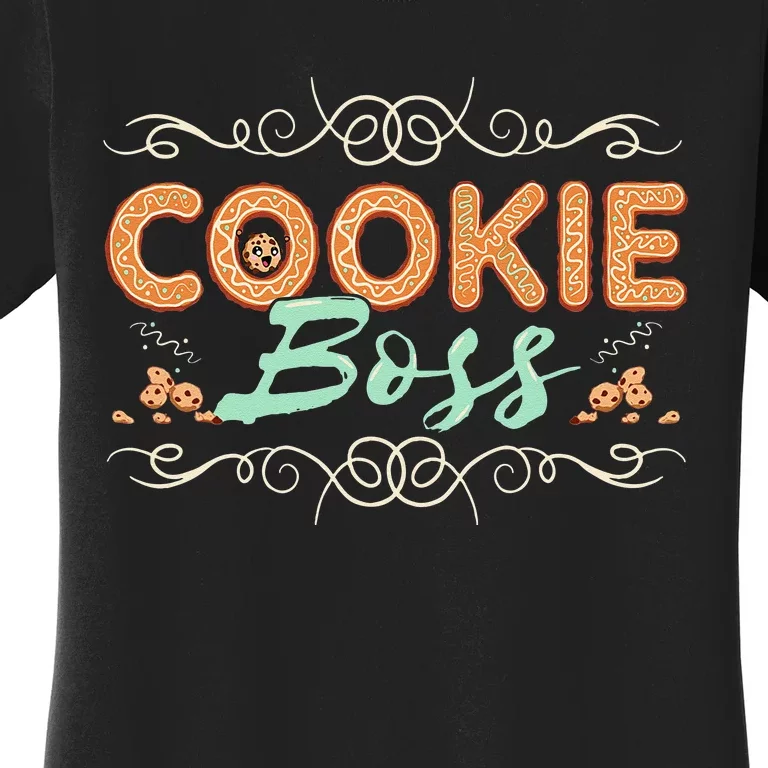 Baking Bakes Cookies Scouting Family Funny Cookie Dealer Women's T-Shirt