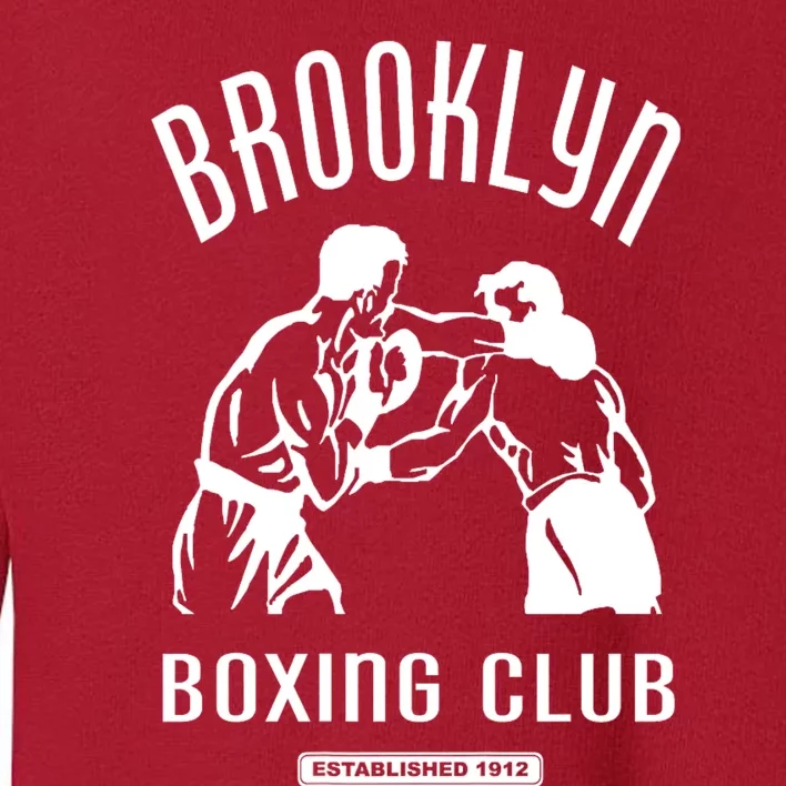 Brooklyn Boxing Club Exchanging Punches Toddler Sweatshirt