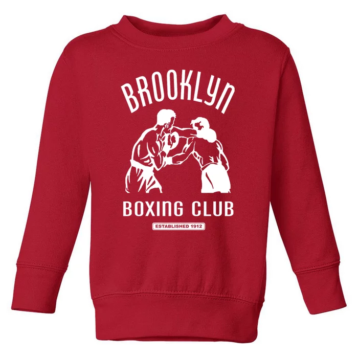 Brooklyn Boxing Club Exchanging Punches Toddler Sweatshirt