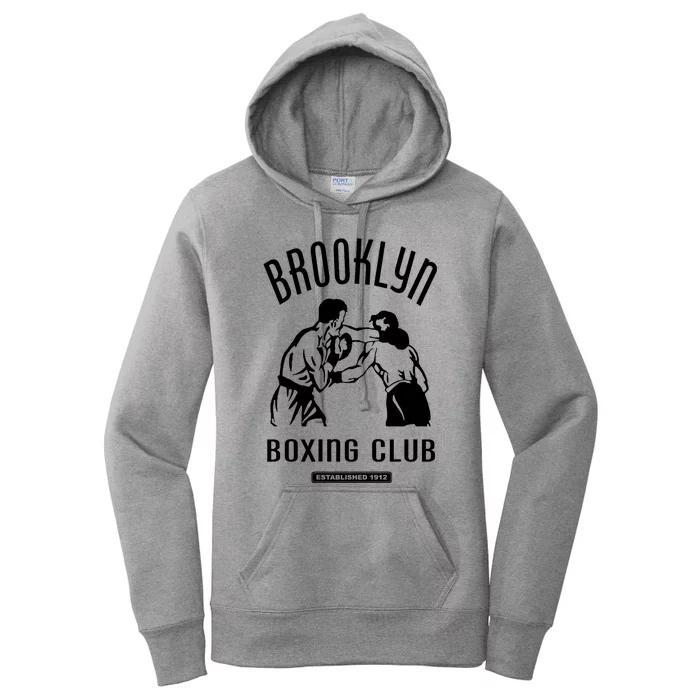 Brooklyn Boxing Club Exchanging Punches Women's Pullover Hoodie