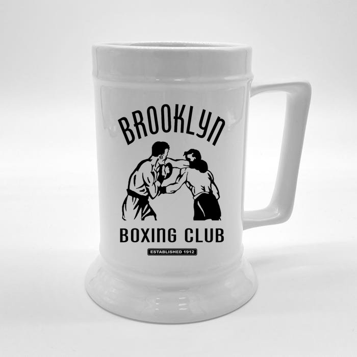 Brooklyn Boxing Club Exchanging Punches Front & Back Beer Stein