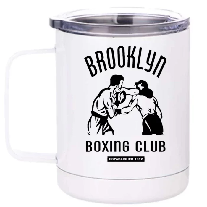 Brooklyn Boxing Club Exchanging Punches Front & Back 12oz Stainless Steel Tumbler Cup