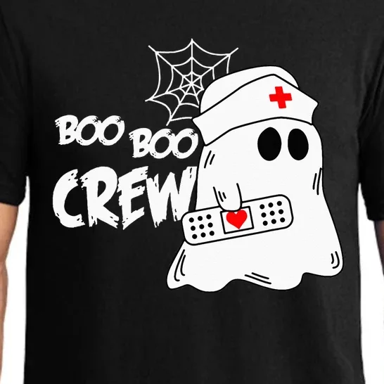 Boo Boo Crew Nurse Ghost Funny Halloween Costume Pajama Set