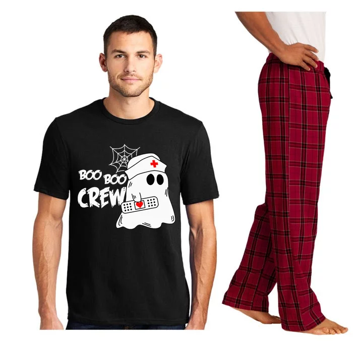 Boo Boo Crew Nurse Ghost Funny Halloween Costume Pajama Set