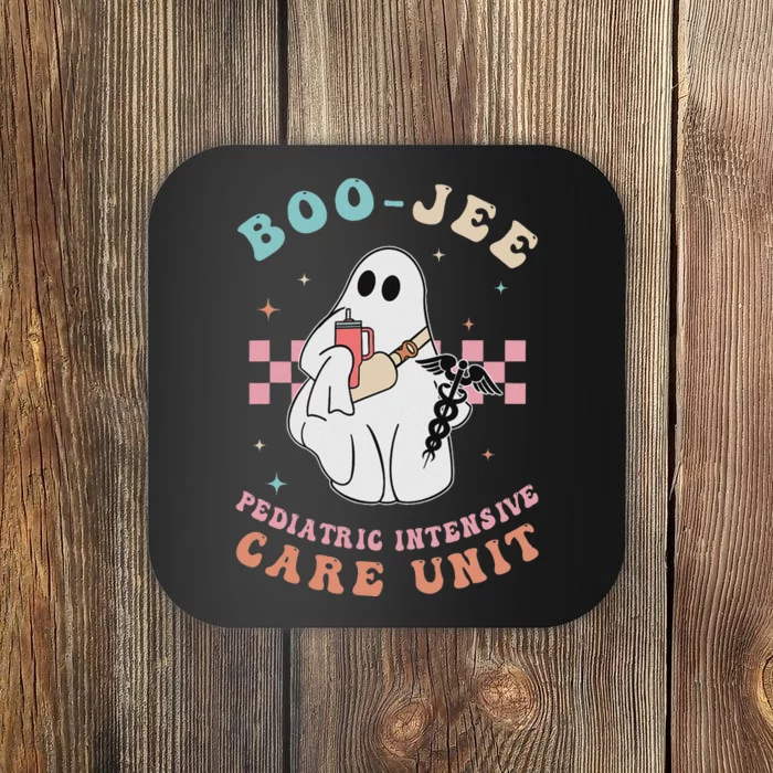 Boo Boo Crew Pediatric Intensive Care Picu Halloween Nurse Coaster