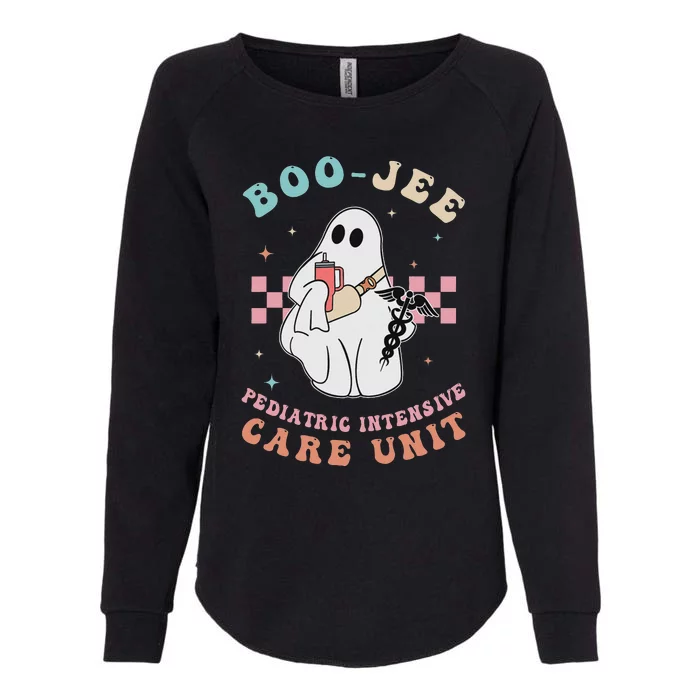 Boo Boo Crew Pediatric Intensive Care Picu Halloween Nurse Womens California Wash Sweatshirt