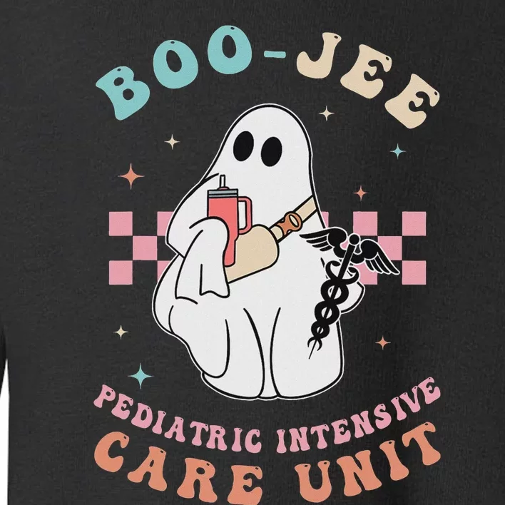 Boo Boo Crew Pediatric Intensive Care Picu Halloween Nurse Toddler Sweatshirt