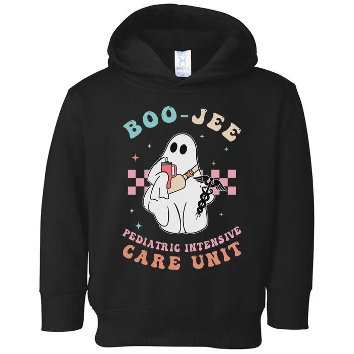 Boo Boo Crew Pediatric Intensive Care Picu Halloween Nurse Toddler Hoodie