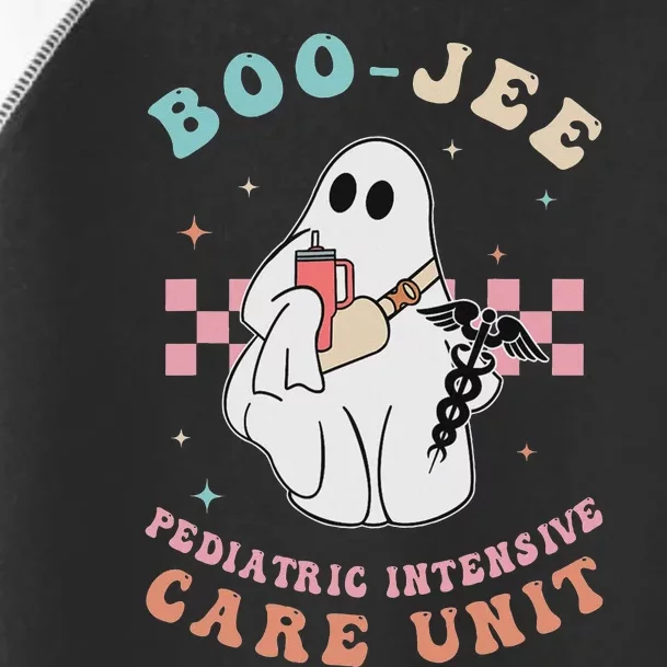 Boo Boo Crew Pediatric Intensive Care Picu Halloween Nurse Toddler Fine Jersey T-Shirt