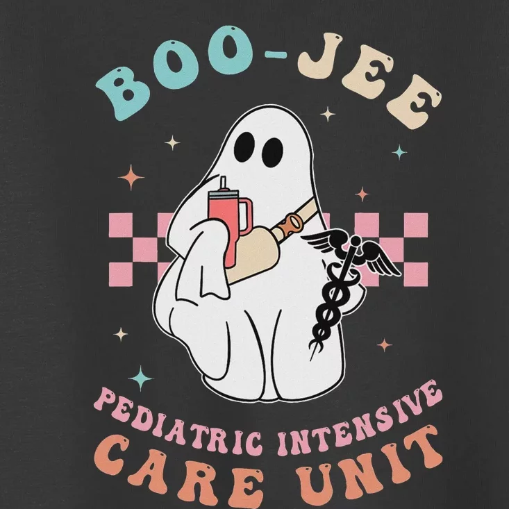 Boo Boo Crew Pediatric Intensive Care Picu Halloween Nurse Toddler T-Shirt