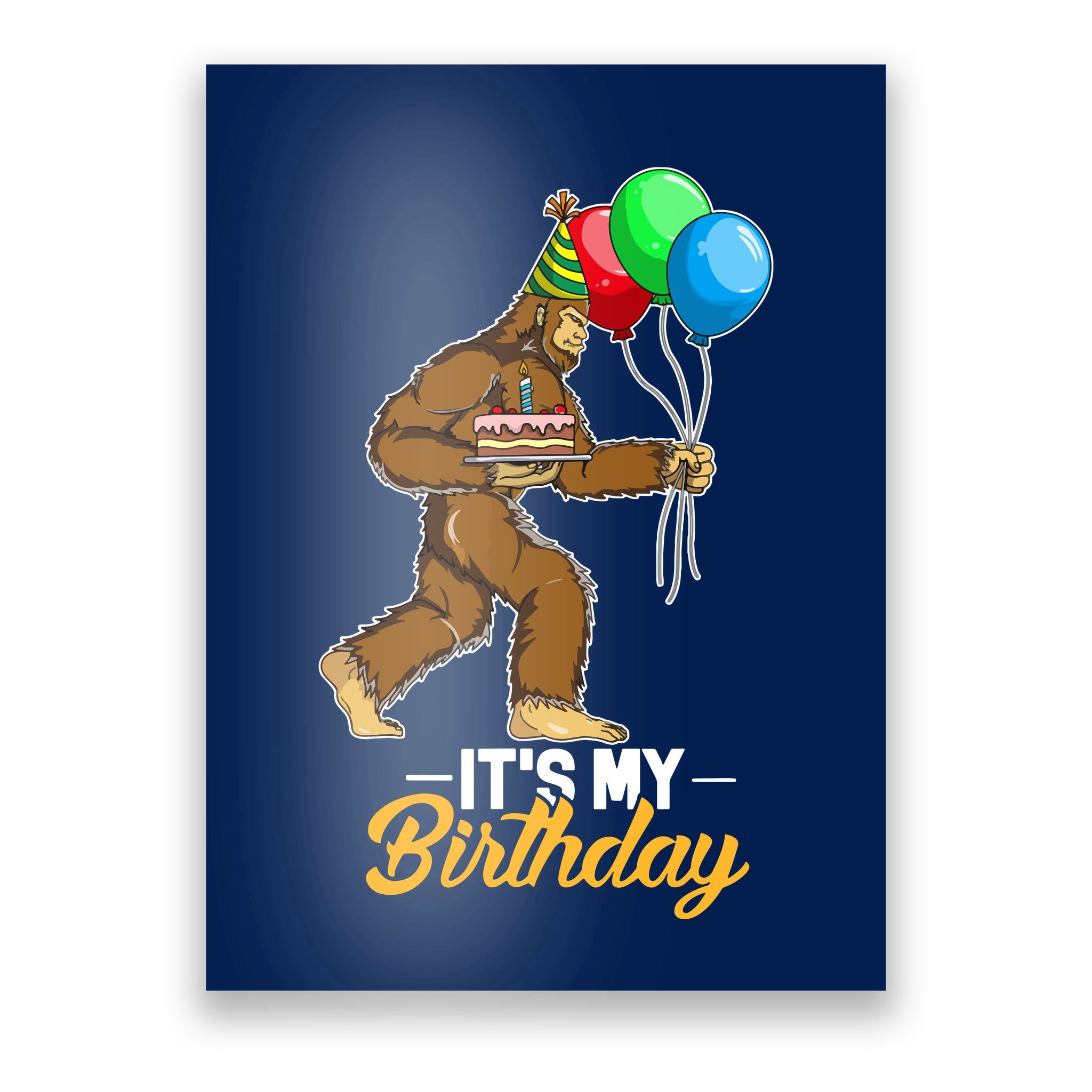 Bigfoot Birthday Cake Balloonsasquatch Yeti Tote Bag by Theo Chanel - Pixels