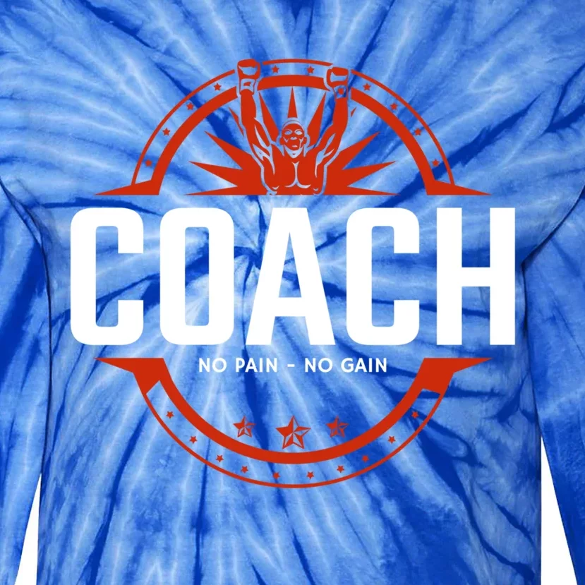 Boxer Boxing Coach Tee No Pain No Gain Gift Tie-Dye Long Sleeve Shirt