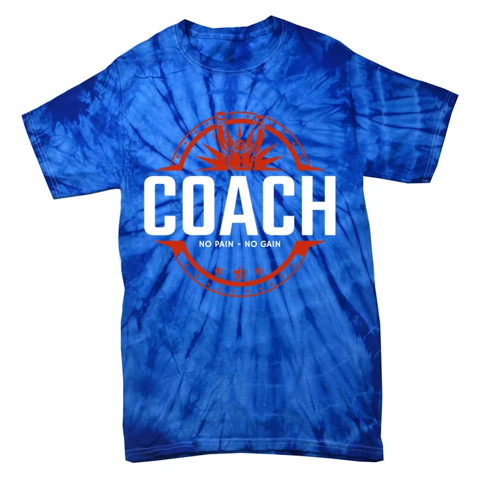 Boxer Boxing Coach Tee No Pain No Gain Gift Tie-Dye T-Shirt