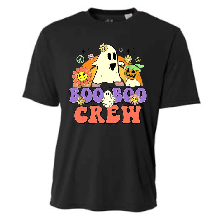 Boo Boo Crew Groovy Boo Squad Halloween Spooky Costume Funny Gift Cooling Performance Crew T-Shirt