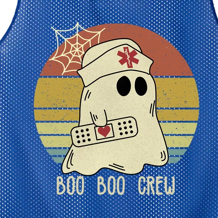 Boo Boo Crew Nurse Great Gift Halloween Nurse Great Gift Cute Gift Mesh Reversible Basketball Jersey Tank