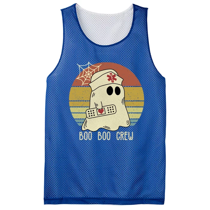 Boo Boo Crew Nurse Great Gift Halloween Nurse Great Gift Cute Gift Mesh Reversible Basketball Jersey Tank