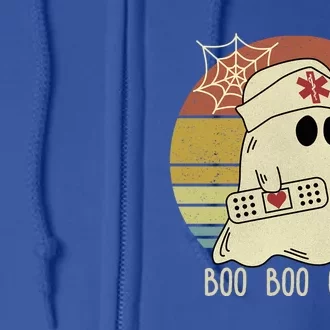 Boo Boo Crew Nurse Great Gift Halloween Nurse Great Gift Cute Gift Full Zip Hoodie