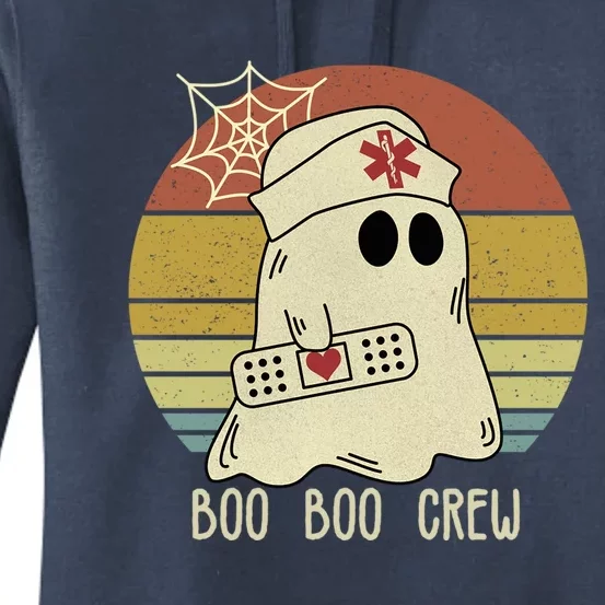 Boo Boo Crew Nurse Great Gift Halloween Nurse Great Gift Cute Gift Women's Pullover Hoodie