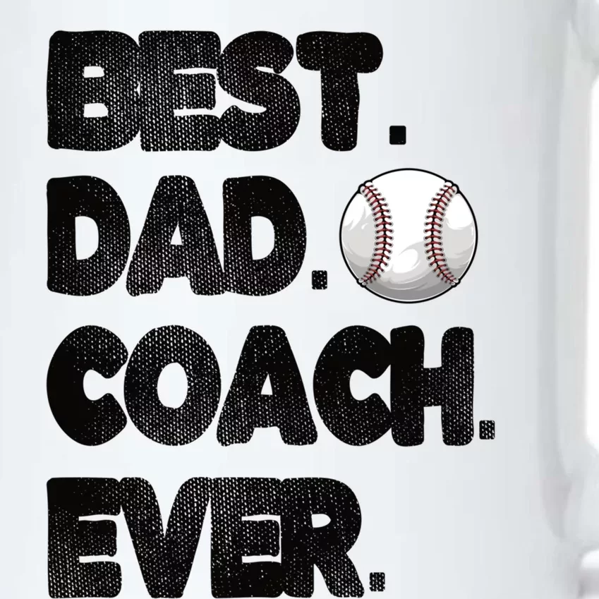 Best Baseball Coach Dad Baseball Coach Father Gift Black Color Changing Mug