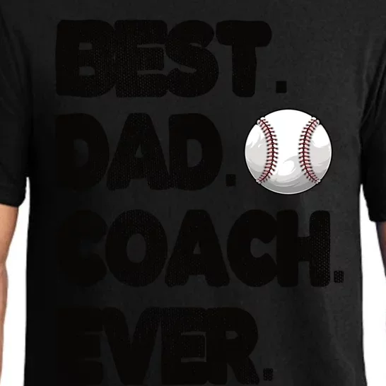 Best Baseball Coach Dad Baseball Coach Father Gift Pajama Set