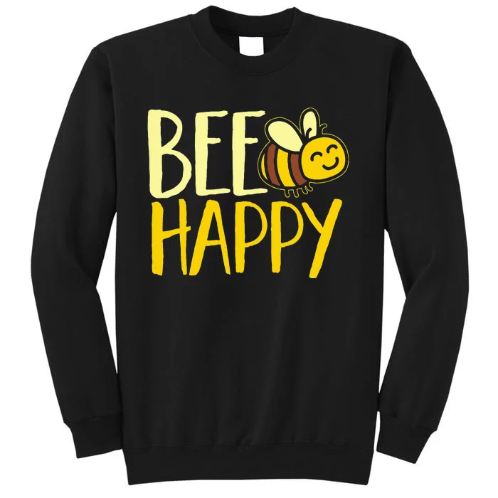 Bumble Bee Cute Bee Happy Tall Sweatshirt