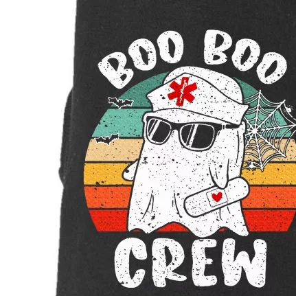 Boo boo Crew Nurse Halloween Ghost Costume Doggie 3-End Fleece Hoodie