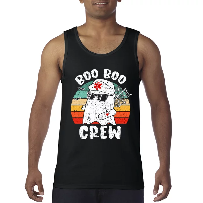 Boo boo Crew Nurse Halloween Ghost Costume Tank Top