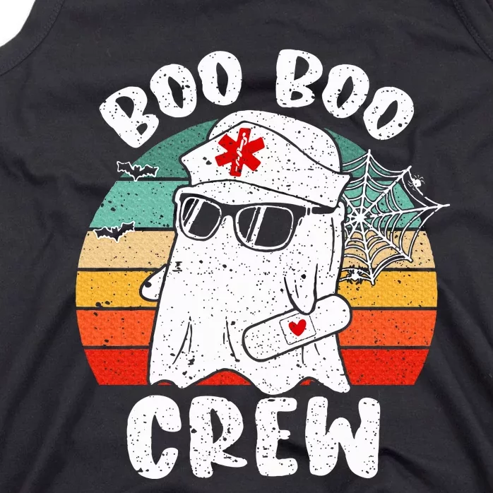 Boo boo Crew Nurse Halloween Ghost Costume Tank Top