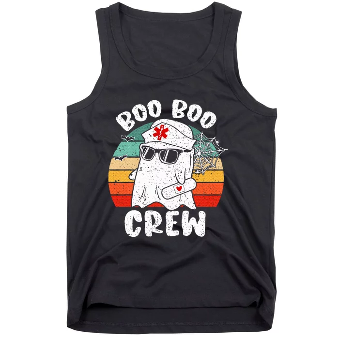 Boo boo Crew Nurse Halloween Ghost Costume Tank Top