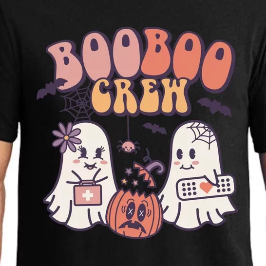 Boo Boo Crew Ghost Doctor Paramedic EMT Nurse Halloween Pajama Set