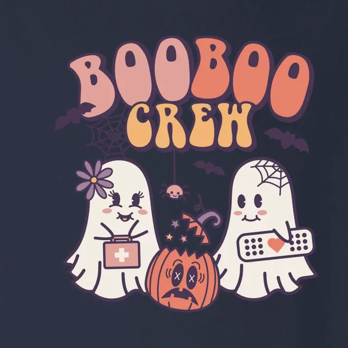 Boo Boo Crew Ghost Doctor Paramedic EMT Nurse Halloween Toddler Long Sleeve Shirt