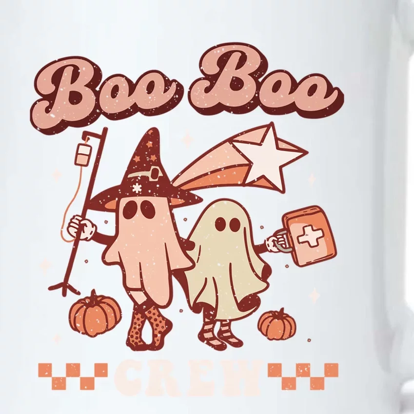 Boo Boo Crew Paramedic Retro Halloween Emt Spooky Ghost Gift Black Color Changing Mug