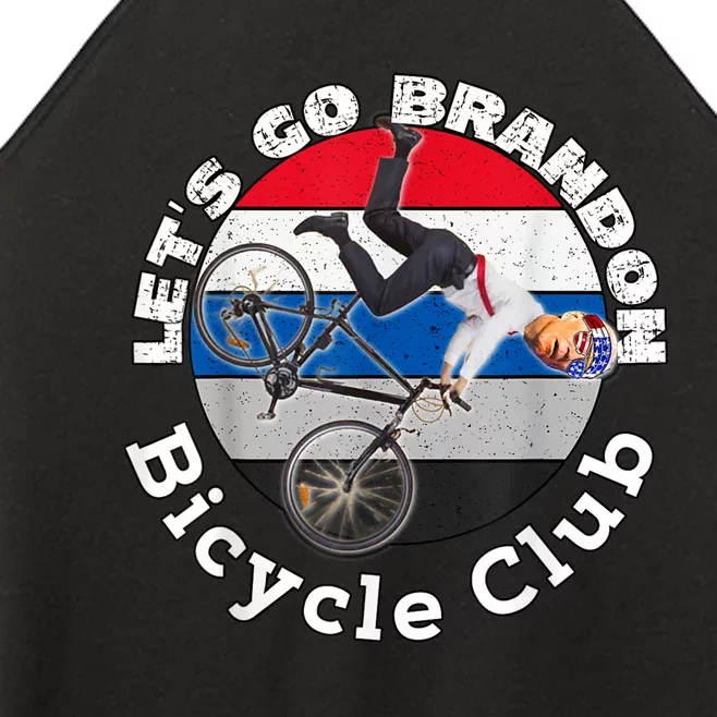 Biden Bicycle Crash Bike Wreck RIDIN With Biden Pro Trump Women’s Perfect Tri Rocker Tank