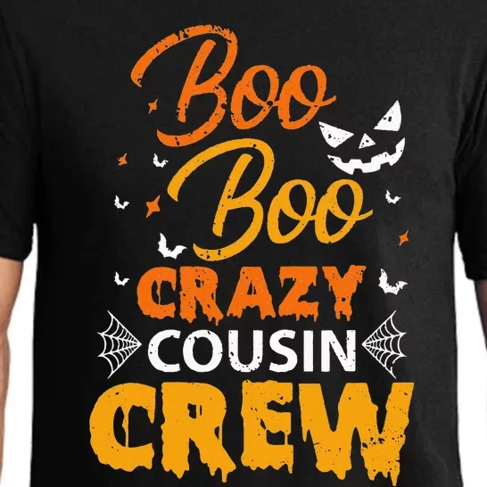 Boo Boo Crazy Cousin Crew Halloween Family Member Cousins Pajama Set