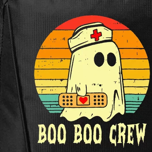 Boo Boo Crew Nurse Halloween Funny Hilarious Sarcastic City Backpack