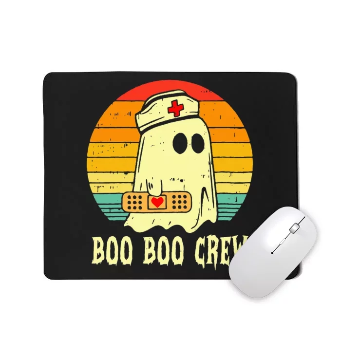 Boo Boo Crew Nurse Halloween Funny Hilarious Sarcastic Mousepad