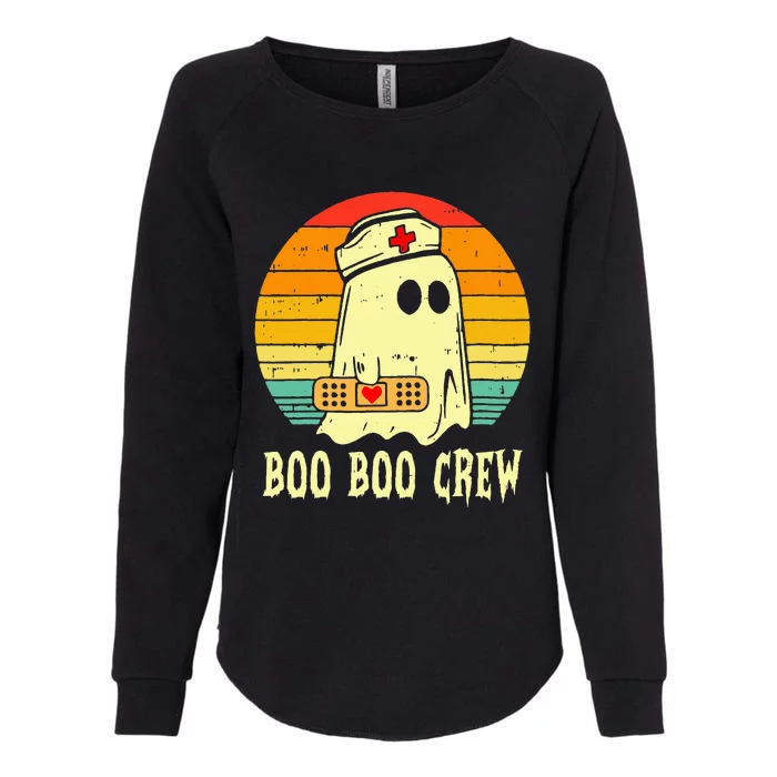 Boo Boo Crew Nurse Halloween Funny Hilarious Sarcastic Womens California Wash Sweatshirt