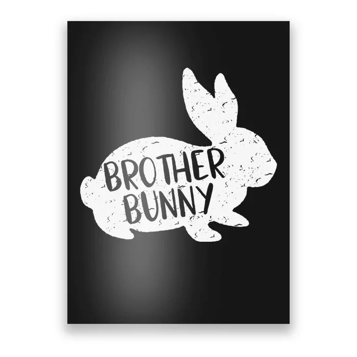 Brother Bunny Cute Matching Family Easter Poster