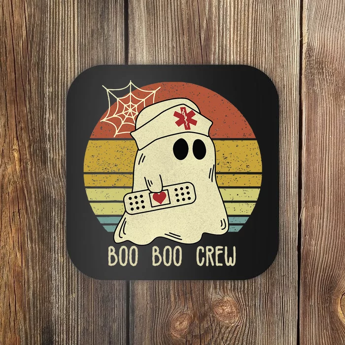 Boo Boo Crew Nurse Halloween Nurse For Women Coaster