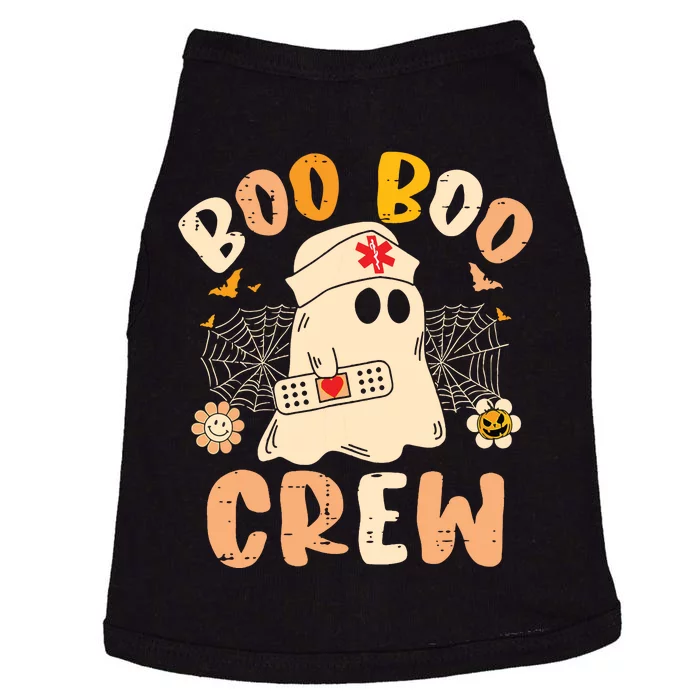 Boo Boo Crew Ghost Halloween Paramedic Nurse Rn Er Nicu Lpn Doggie Tank