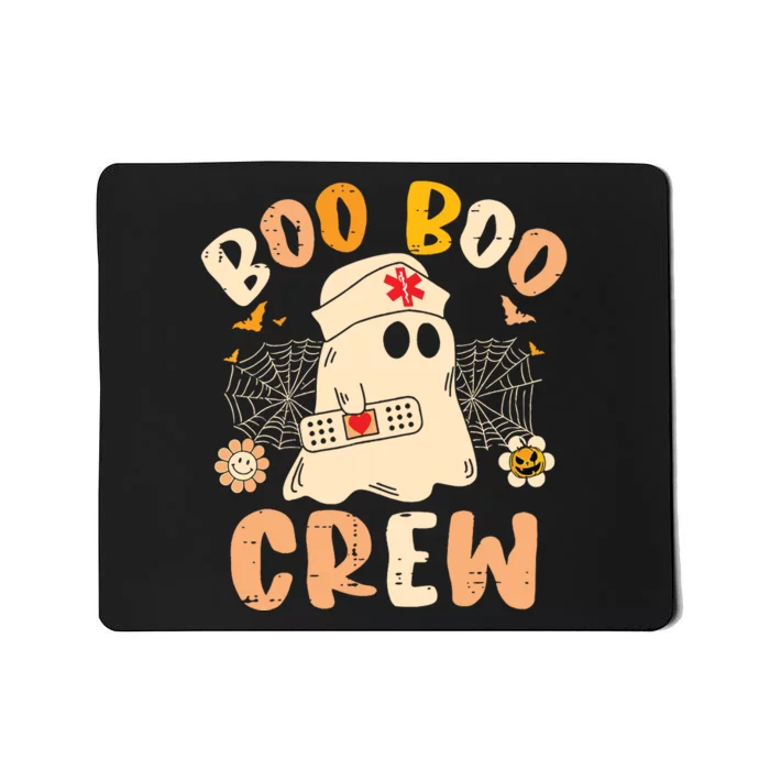 Boo Boo Crew Ghost Halloween Paramedic Nurse Rn Er Nicu Lpn Mousepad