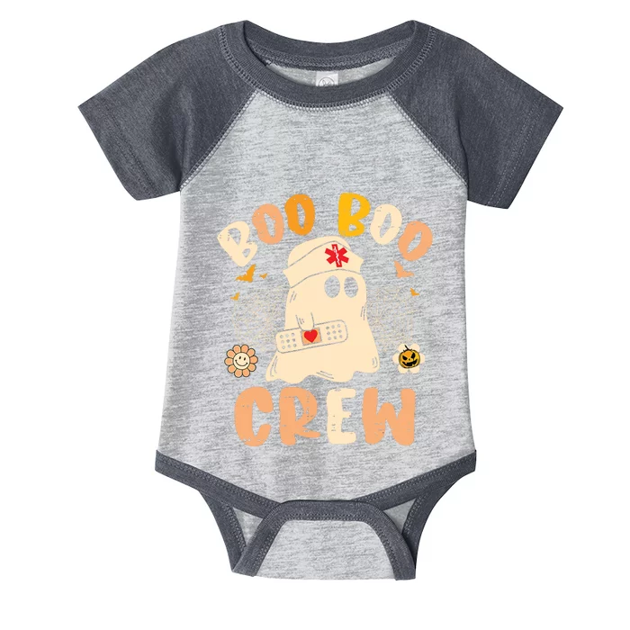 Boo Boo Crew Ghost Halloween Paramedic Nurse Rn Er Nicu Lpn Infant Baby Jersey Bodysuit