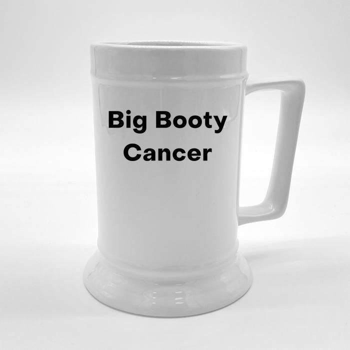 Big Booty Cancer Gift Front & Back Beer Stein