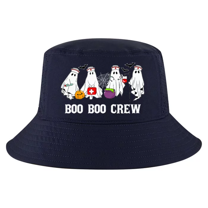 Boo Boo Crew Nurse Funny Ghost Halloween Nursing Cool Comfort Performance Bucket Hat