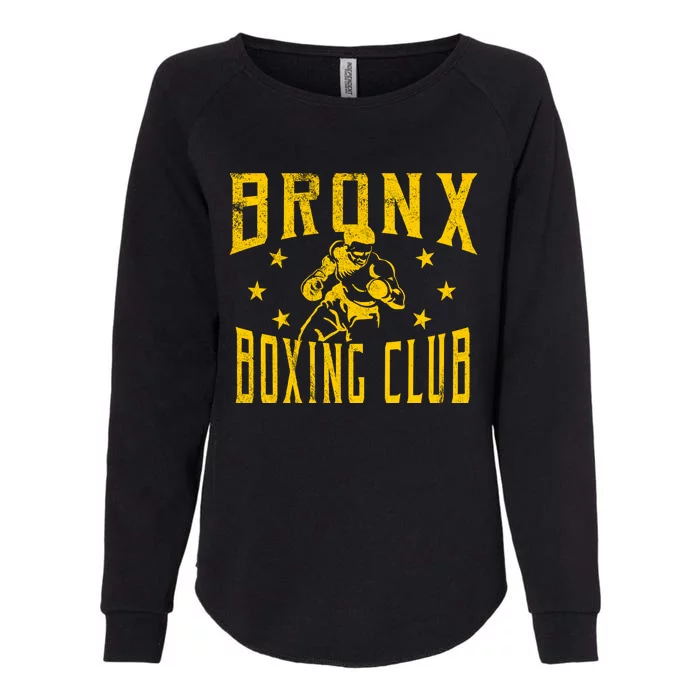 Bronx Boxing Club Vintage Distressed Boxer Great Gift Womens California Wash Sweatshirt