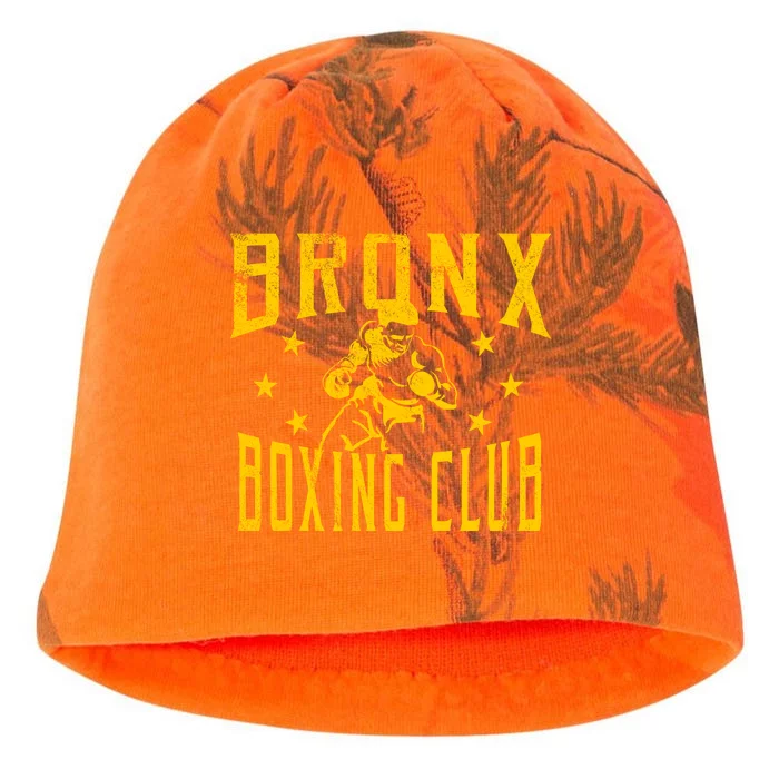 Bronx Boxing Club Vintage Distressed Boxer Great Gift Kati - Camo Knit Beanie