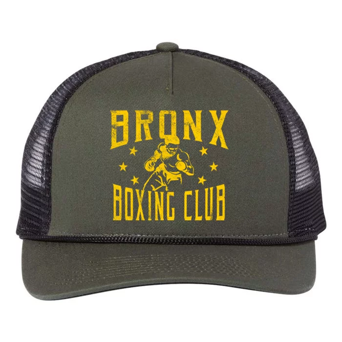 Bronx Boxing Club Vintage Distressed Boxer Great Gift Retro Rope Trucker Hat Cap