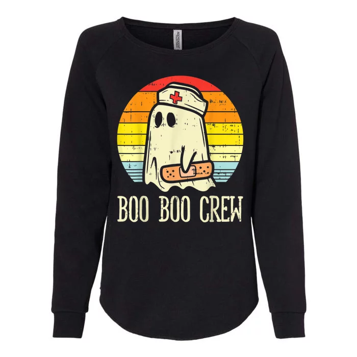 Boo Boo Crew Nurse Halloween Shirt For Nurses RN Ghost Women Womens California Wash Sweatshirt