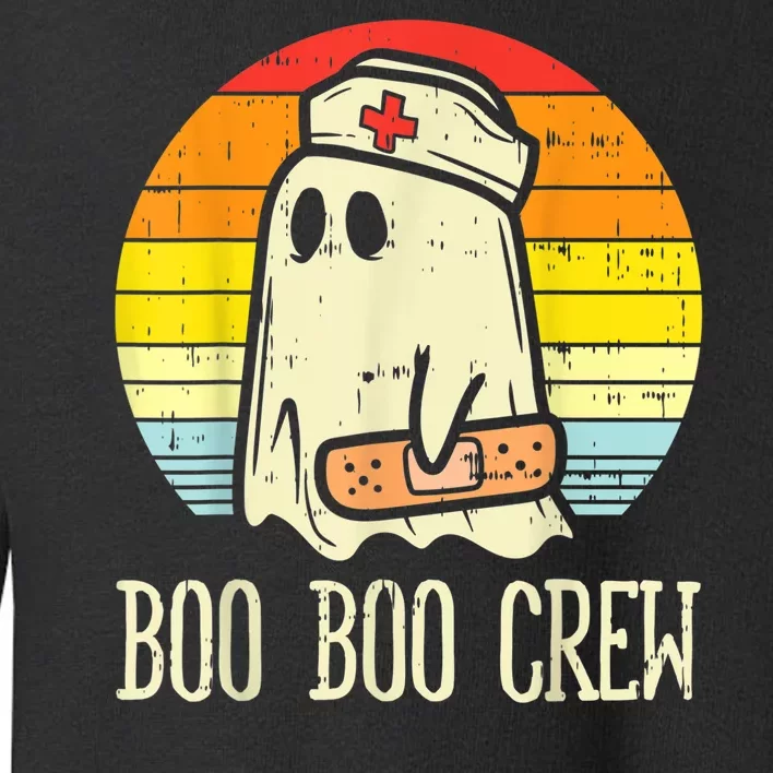 Boo Boo Crew Nurse Halloween Shirt For Nurses RN Ghost Women Toddler Sweatshirt