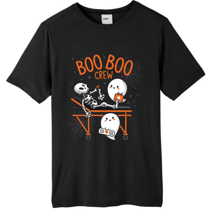 Boo Boo Crew Ghost Doctor Paramedic Emt Nurse Halloween ChromaSoft Performance T-Shirt